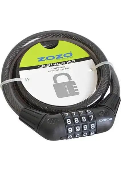 Zozo 12X100 4 Şifreli Kilit: Güvenli ve Şık Bisiklet Koruma Çözümü