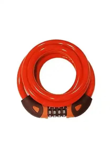 Zozo 12X1800 mm Şifreli Bisiklet Kilidi Güçlü ve Dayanıklı Güvenlik Çözümü