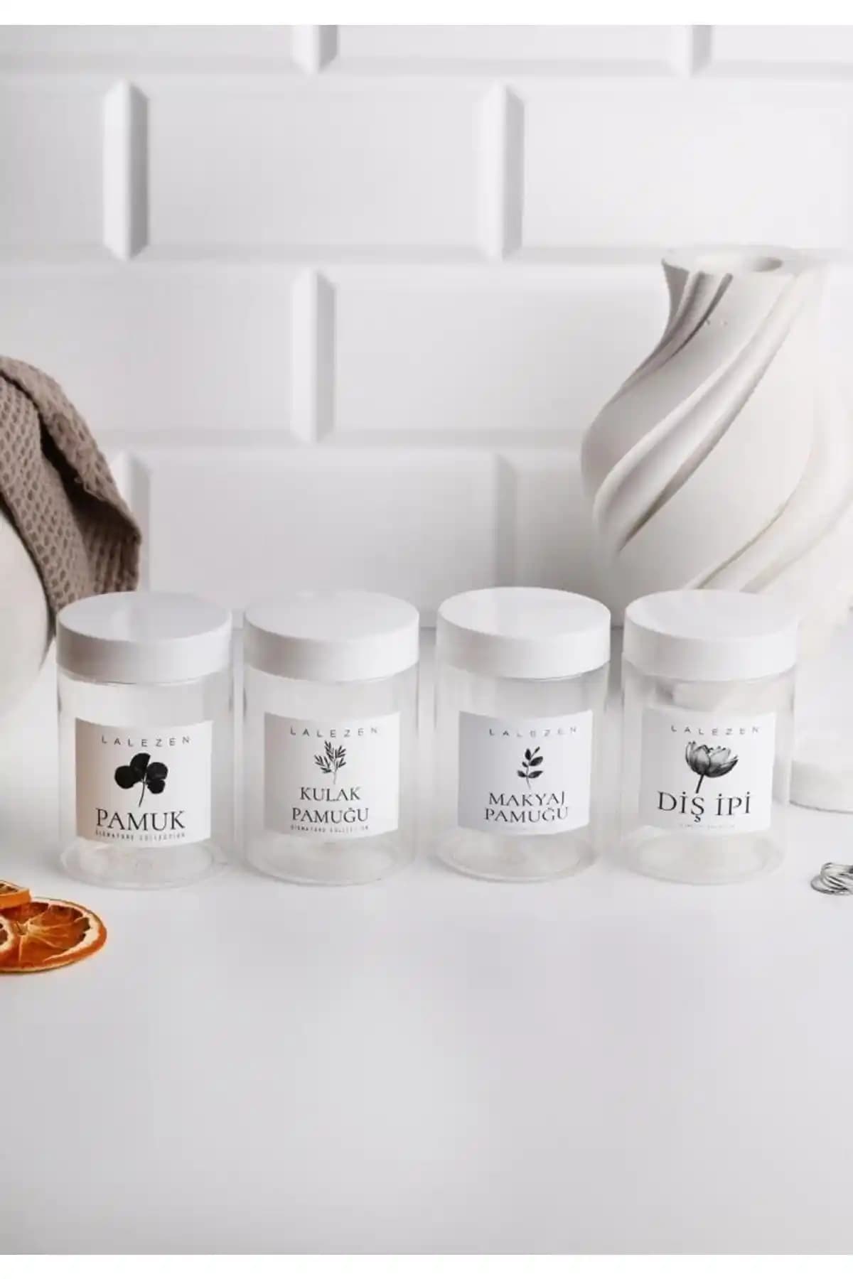 LALEZEN HOME Şeffaf Kulak Pamuğu Makyaj ve Temizlik İçin Çok Yönlü Kullanım