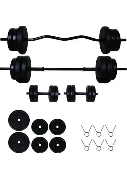 Ayın Sport 28 kg Z Bar Halter ve Ecgspor Dambıl Seti Karşılaştırması