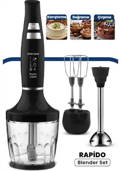 Goldmaster GM-7265 ve Stilevs Limitless El Blender Setleri Karşılaştırması ve Özellikleri 1