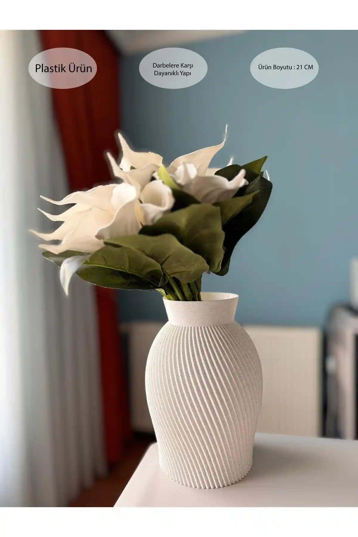 Limon 3D Design Modern Vazo: Estetik ve Kullanışlı bir Seçenek