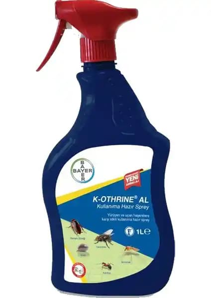 Bayer K-Othrine Al 1 Litre İç Mekan Böcek İlacı Güçlü ve Kokusuz Formülüyle