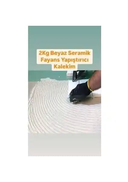 Karapolat 2kg Seramik Fayans Yapıştırıcı Beyaz Kalekim Güçlü ve Hızlı Kuruyan Ürün