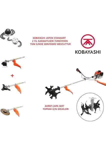 Kobayashi Yan Tırpan Çapa Makinesi: Güçlü Motor ve Dayanıklı Tasarım Özellikleri