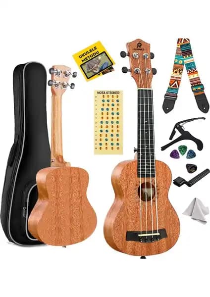 Midex UKX-233GR ve Rennes RD-24 Konsert Ukulele Karşılaştırması 2