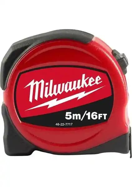 Milwaukee Ağır Hizmet Tipi Kompakt Şerit Metre İnşaat ve Mühendislik İçin Uygun