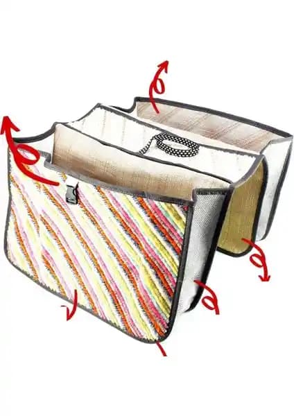 Motokan Halı Heybe: Dayanıklı ve Estetik Motosiklet Çantası for Scoter, CG ve Cub Modelleri