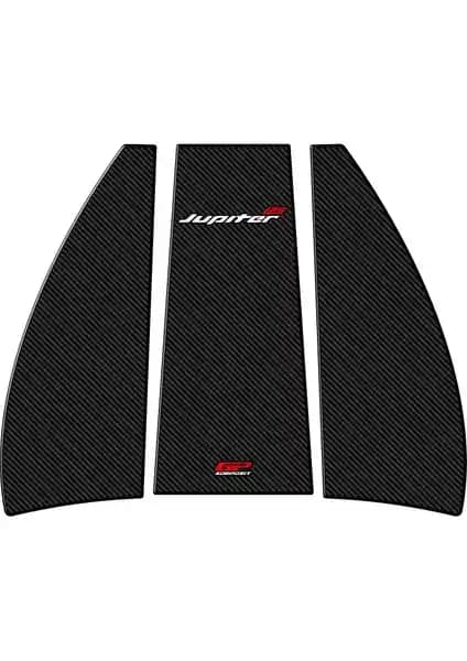 TVS Jupiter 110/125 Uyumlu Karbon Tank Pad Seti ile Koruma ve Estetik Artışı