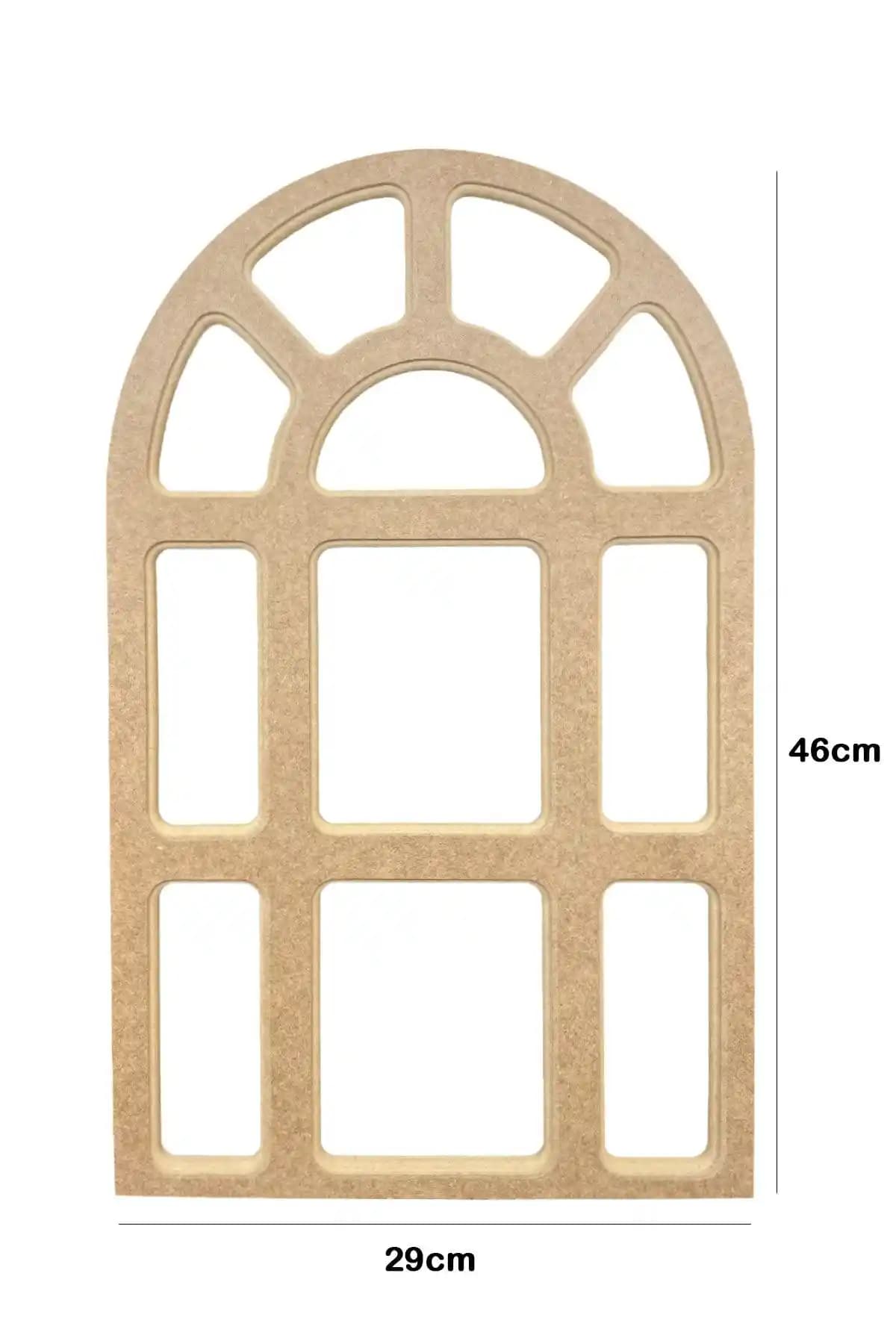 Dumbo Butik Ahşap Boyanabilir Ham MDF Pencere ile Mekanlara Doğal Güzellik Katın