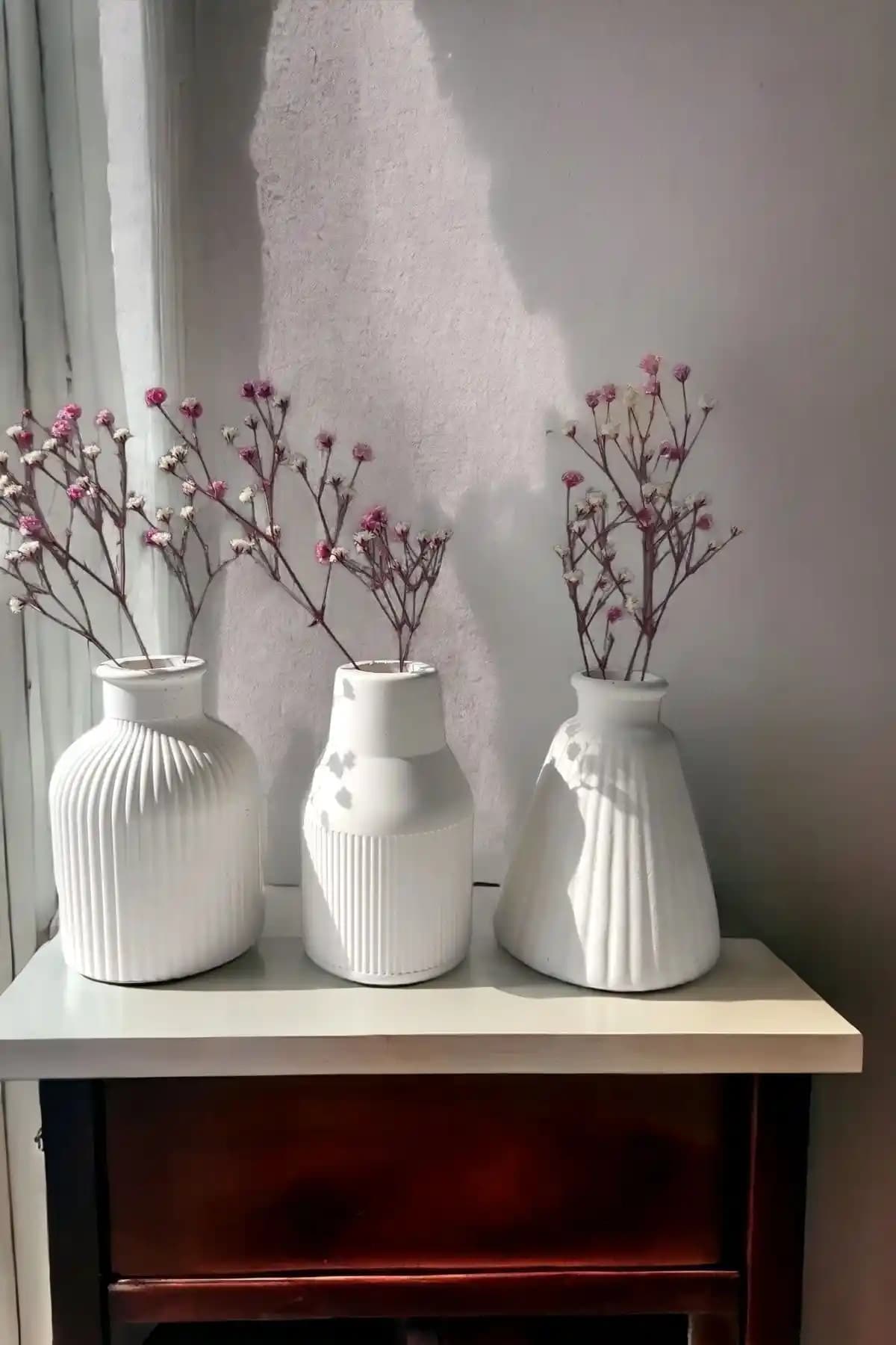 ALLEZA HOME'un Estetik İskandinav Tarzı Minyatür Beton Vazo Seti İncelemesi