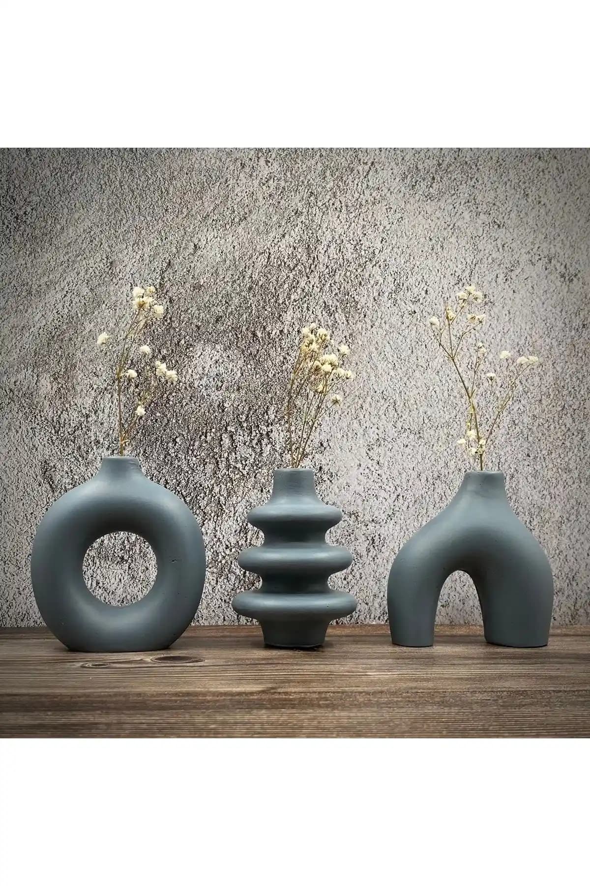 Ceres Art Design Minimal Vazo Seti ile Modern ve Estetik Dekorasyon