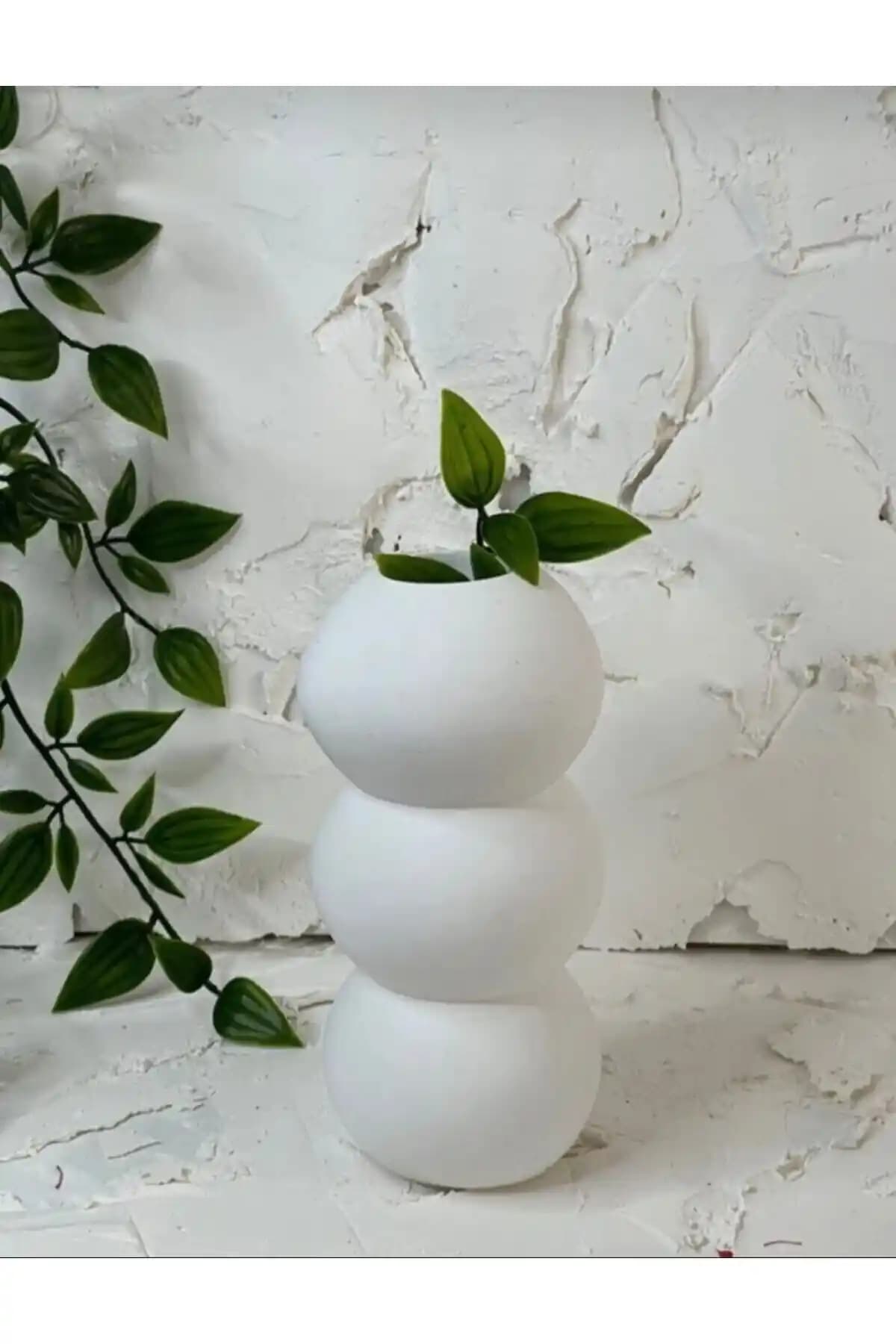 Gorgon Art Dekoratif Bubble Vazo 14 Cm: Estetik ve Fonksiyonellik Bir Arada