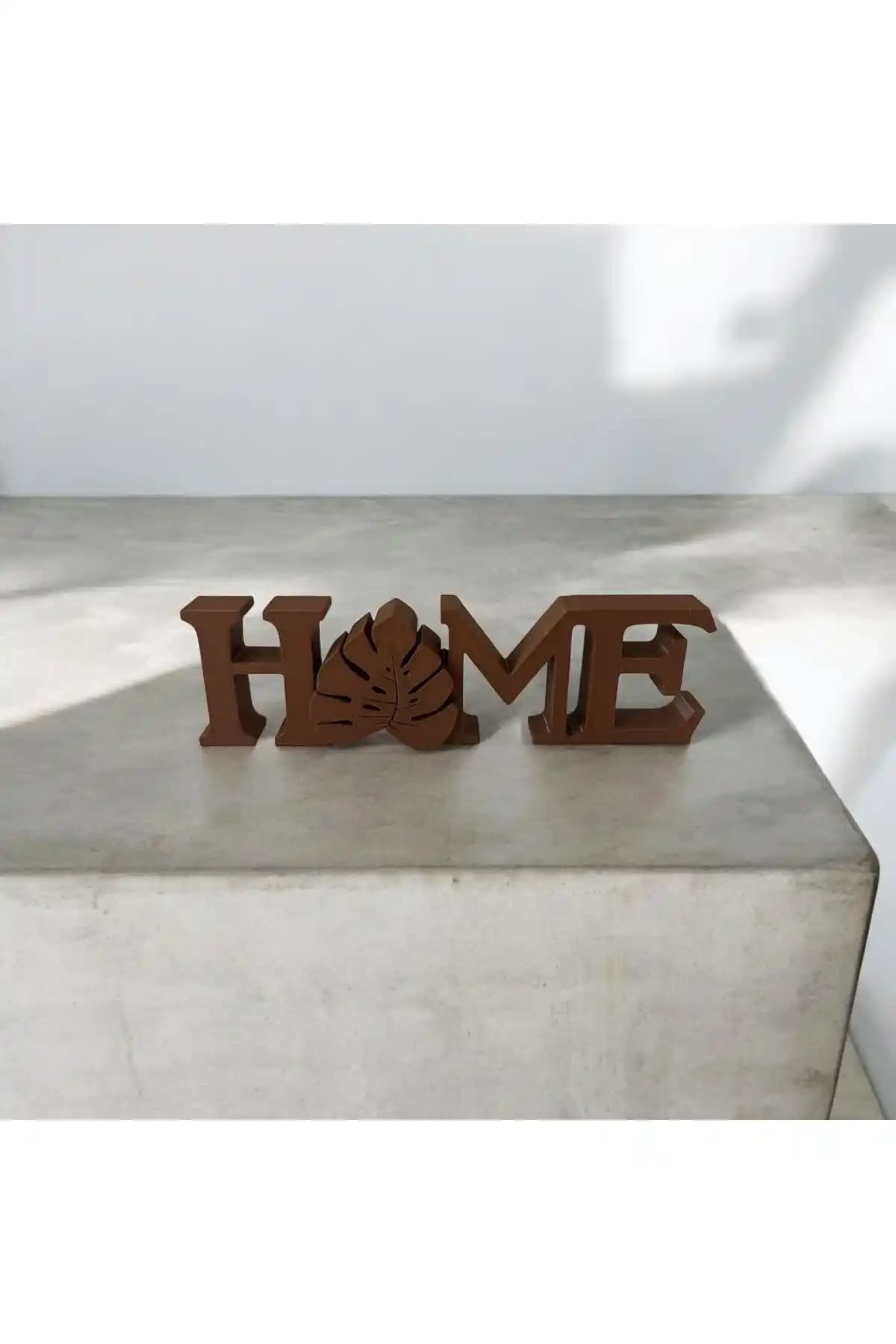 ZESECOLLECTION3D Dekoratif Home Yazısı İle Ev Dekorasyonuna Şık Dokunuşlar