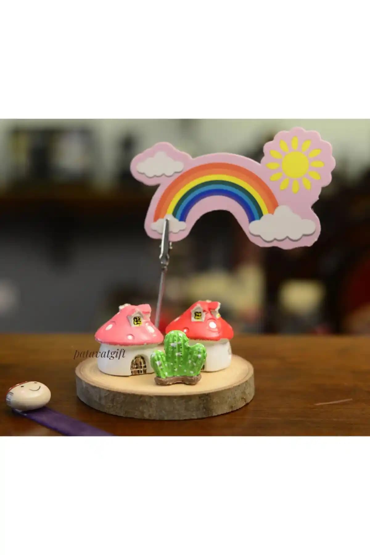 PatavatKaktüslü Minik Evli Not Tutacağı ile Şık ve Pratik Not Yönetimi