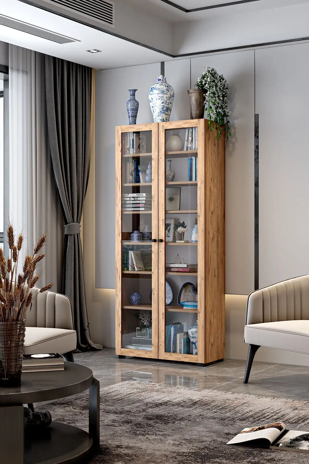 DEKOREX Ktp211-c-ceviz ve Midoser Lucas Kitaplık Karşılaştırması