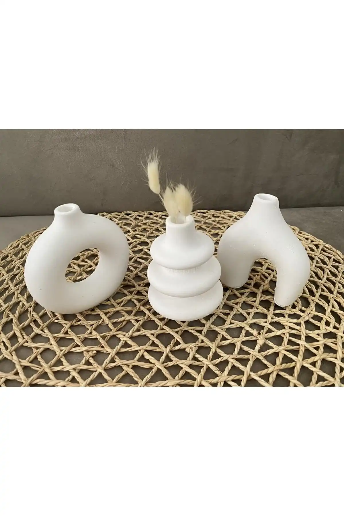 Minimalist ve Modern YADEHOME Vazo Üçlü Seti: Evinizi Süsleyin