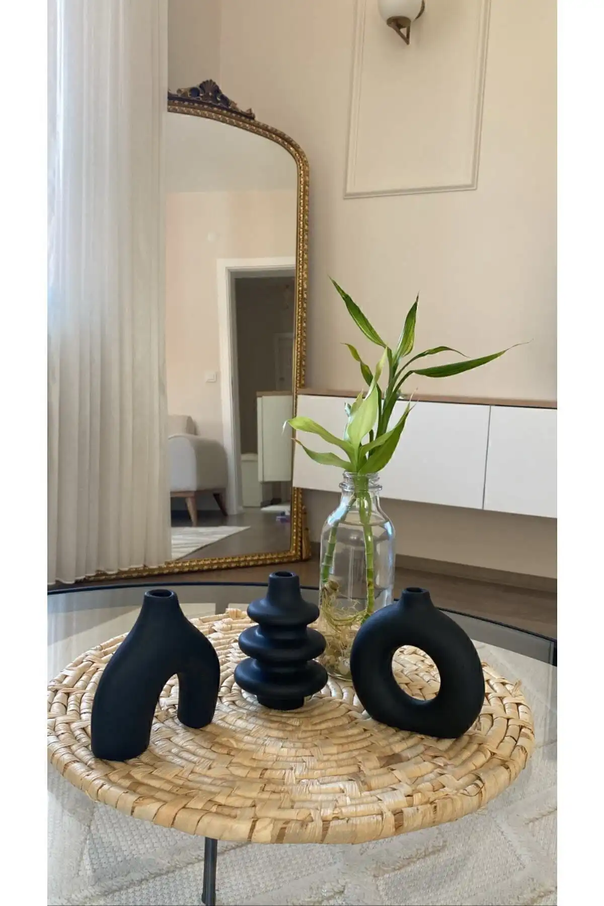 Ogish 10 cm Minimal Vazo Seti: Modern ve Şık Dekoratif Ürünler