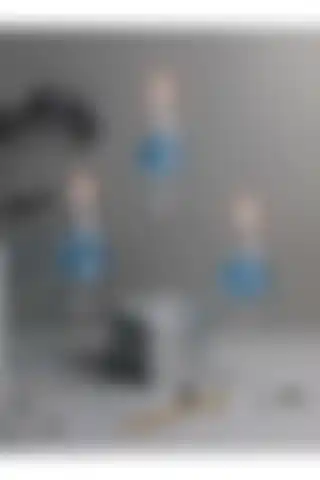 GlassicOlimpos Buz Mavi Cam Kandil Seti: Modern ve Şık Ambiyans Sağlayın