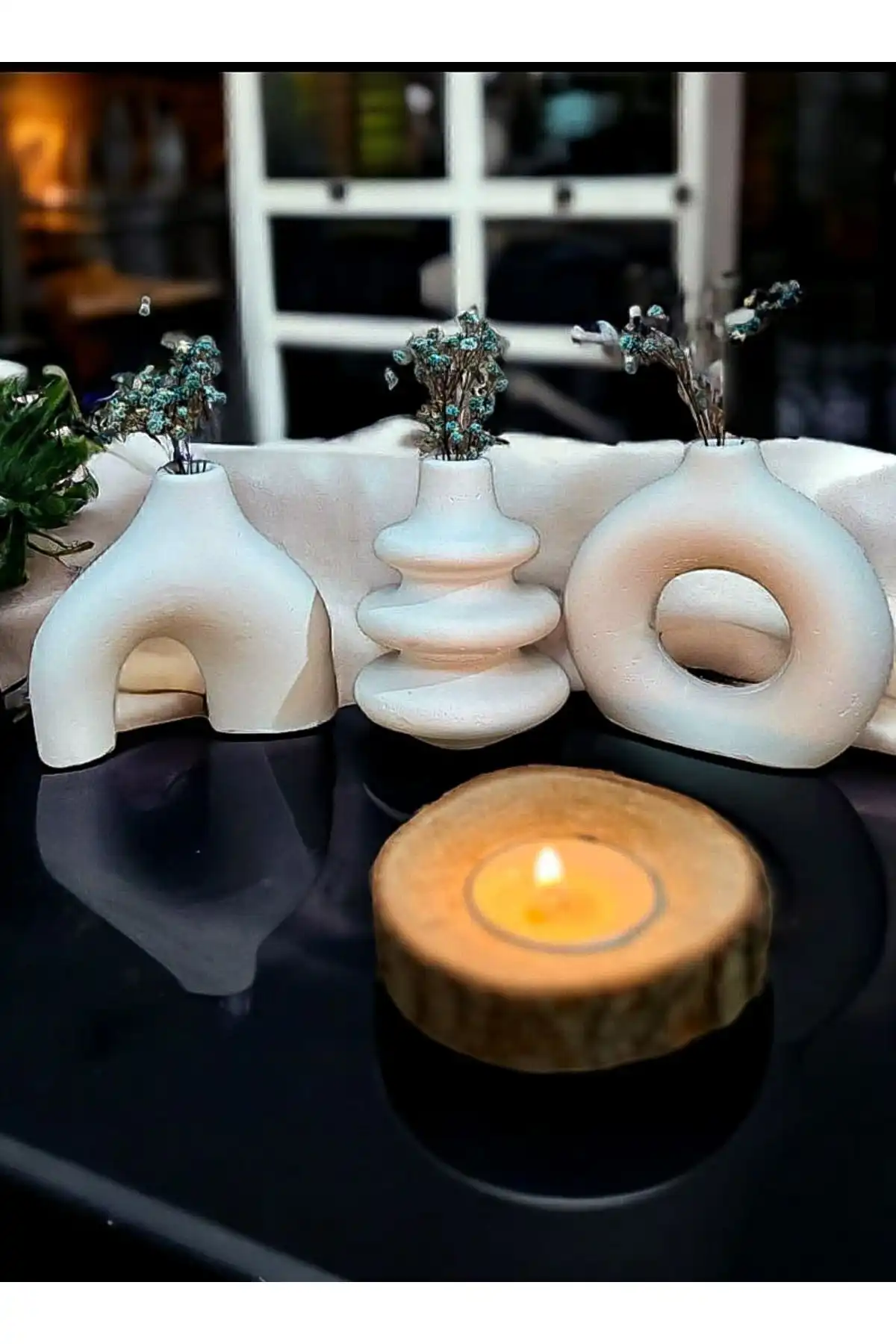 Aymumi Home 10 Cm Minimal Vazo Seti ile Ev Dekorasyonunu Zenginleştirin