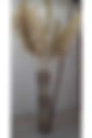 Nİlasi Art Craft Metal Tel-hasır Örgülü 60 Cm Pampas Vazo ile Modern Dekorasyon