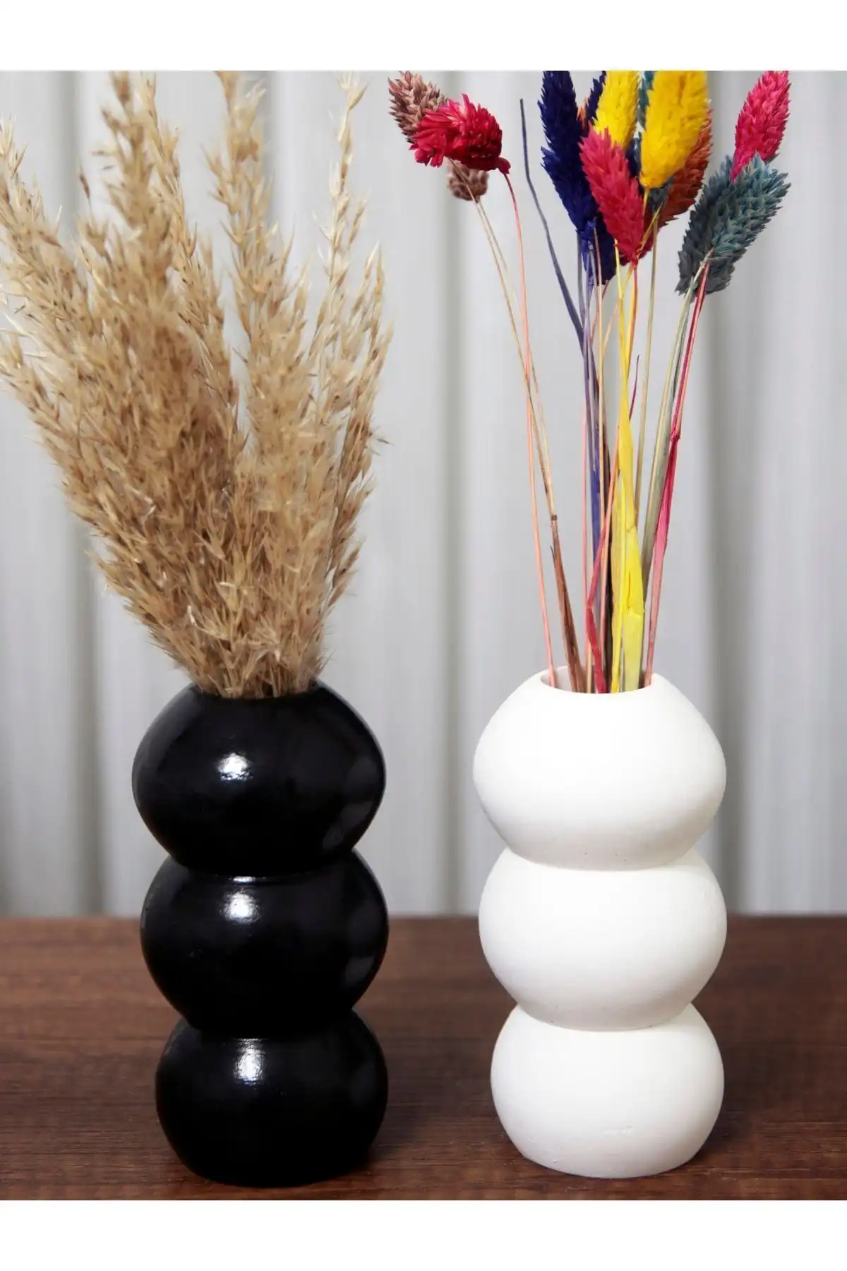 Stonnish Bubble Vazo 14 Cm 2'li Set ile Ev Dekorasyonunuzu Yenileyin
