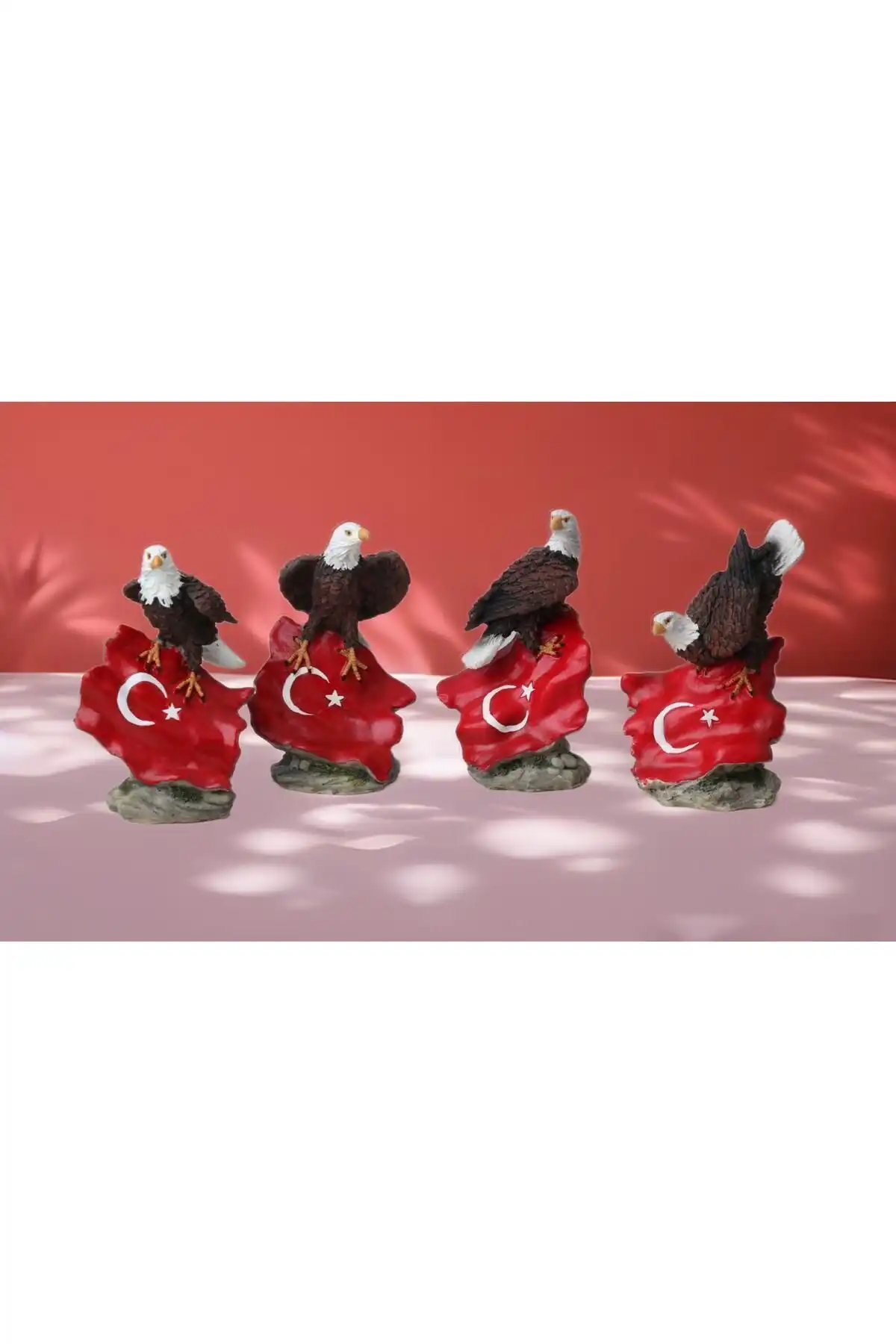 e-life shop Türk Bayrağı Üzerinde Kartal Biblo Heykel - Estetik ve Fonksiyonellik