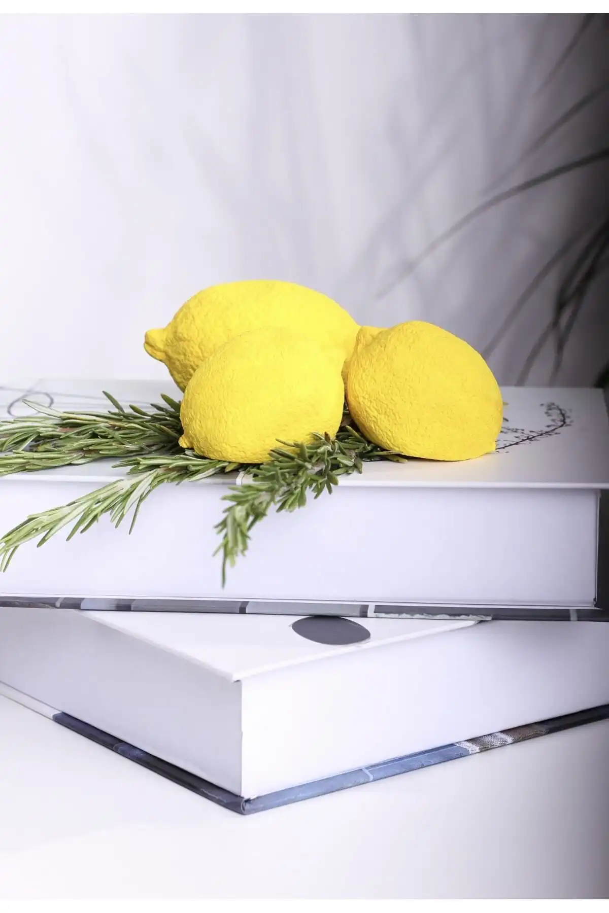 LALEZEN HOME Limon Dekor Seti: Estetik ve Dayanıklı Üçlü Obje Seçeneği