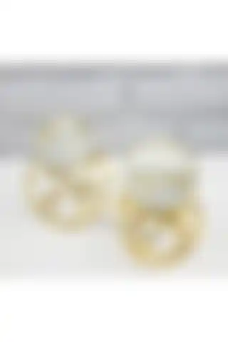 Modern Estetik ve Zarafet: METALAY Gold Kaplama Metal 2'li Set Dekorasyon Biblosu