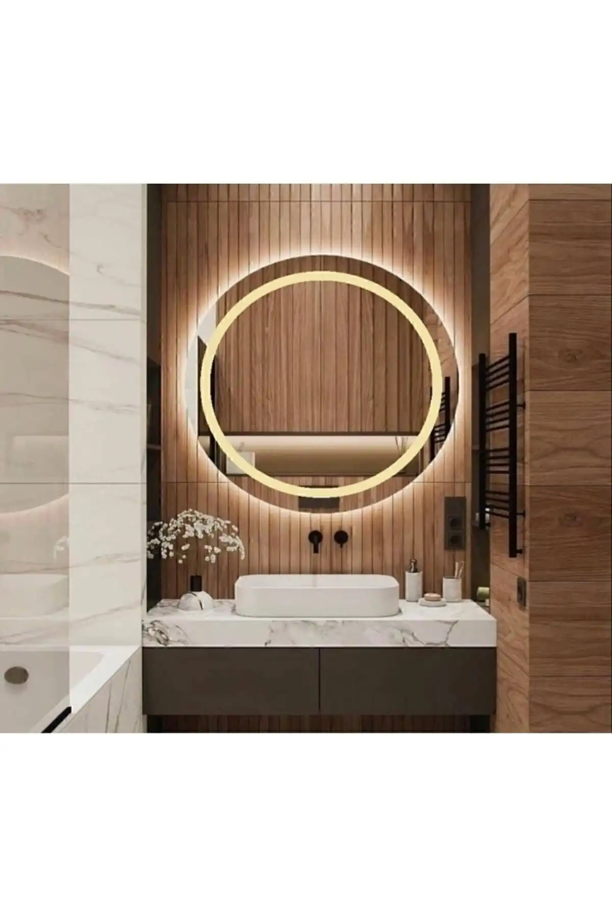 Paşabahçe 60 Çap Led'li Kumlamalı Lavabo ve Banyo Aynası Ürün İncelemesi