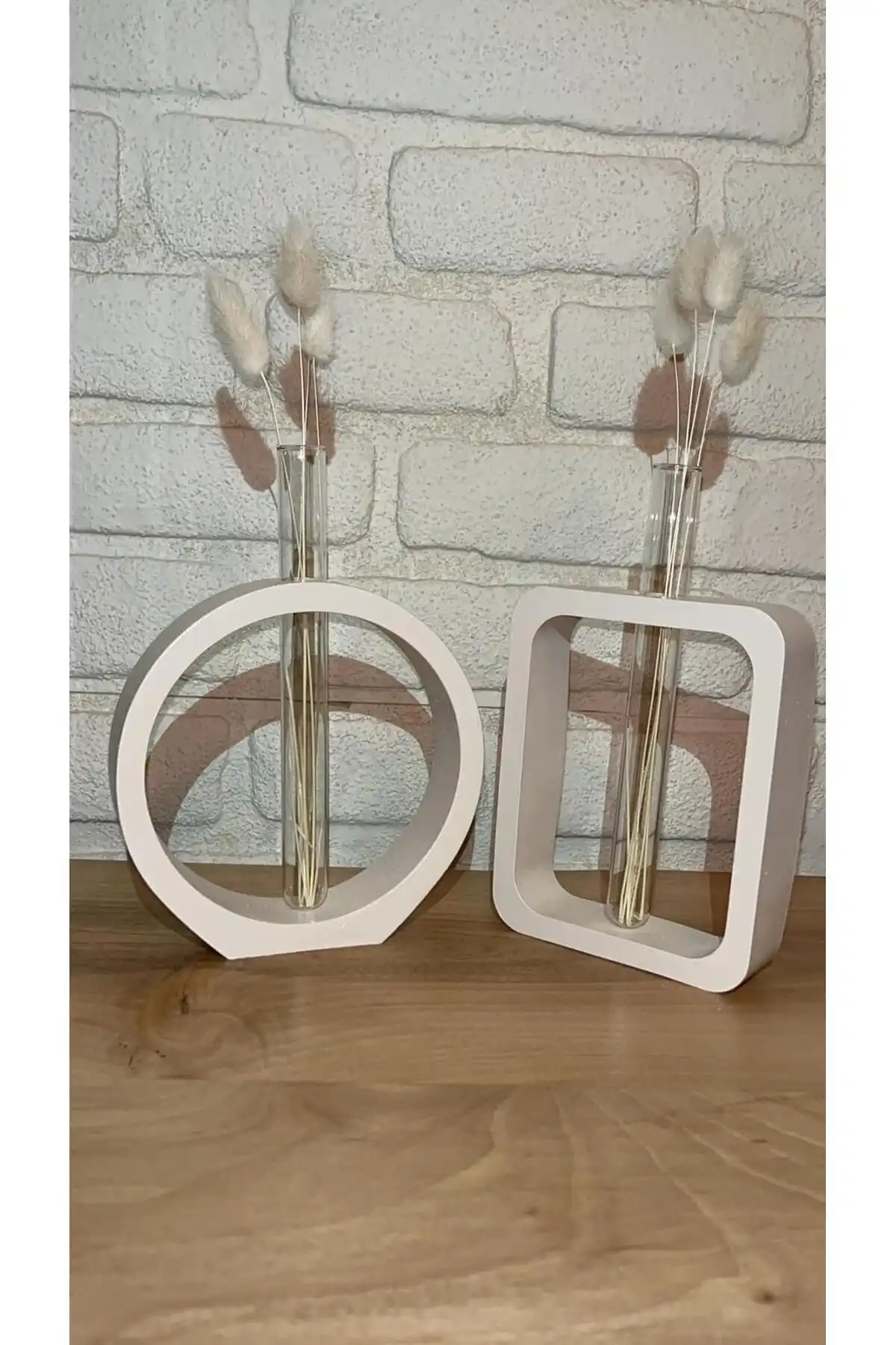 ROSES SHOPVAZO 2'li Set: Modern Bohem Vazo ile Ev Dekorasyonunu Geliştirin