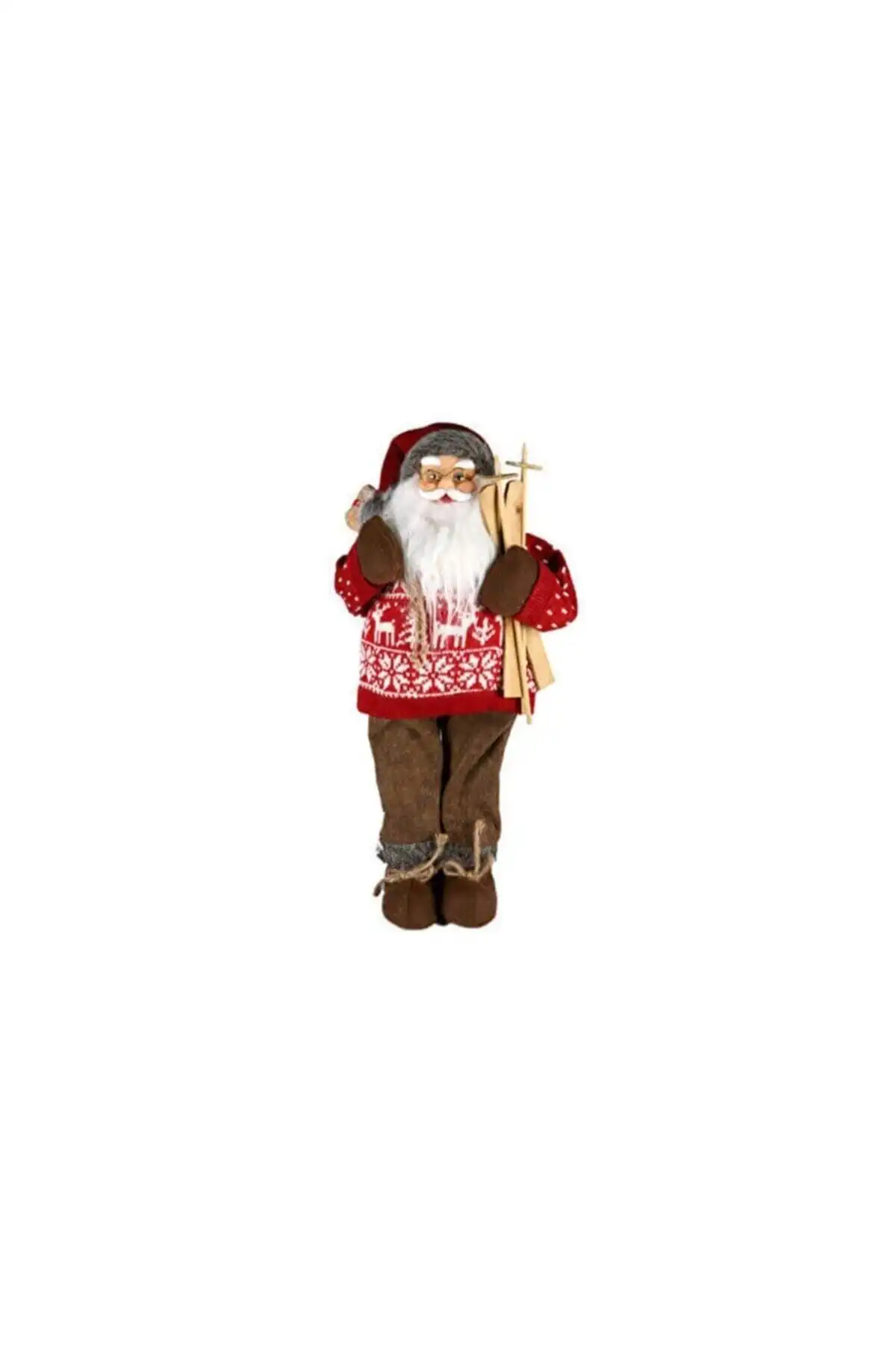 Porland Noel Baba Kırmızı Kayakçı 60cm: Şık ve Dayanıklı Bir Dekorasyon Unutulmaz Anılar İçin