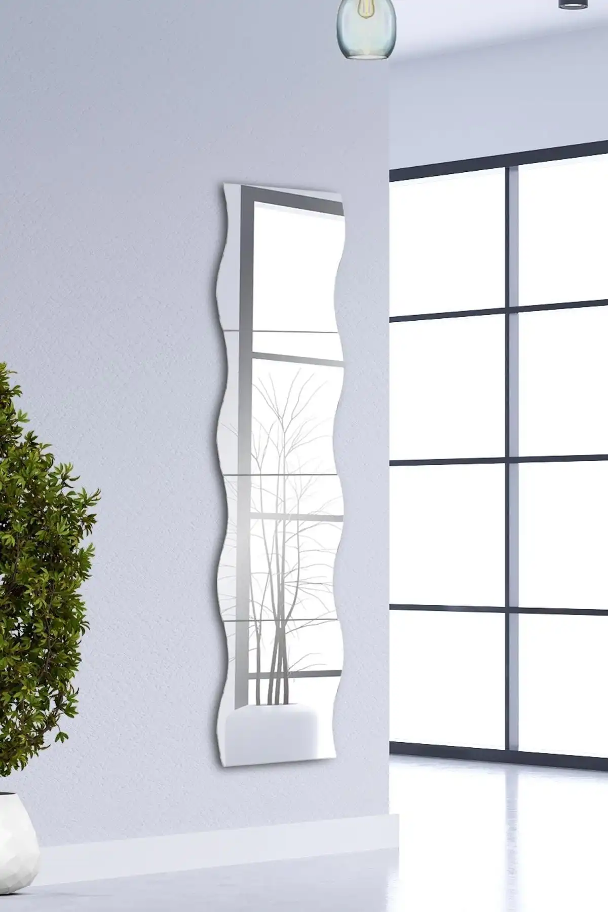 LYN HOME & DECOR Dalgalı Ayna 4 Parça İncelemesi: Modern Tasarım ve Kullanım Kolaylığı