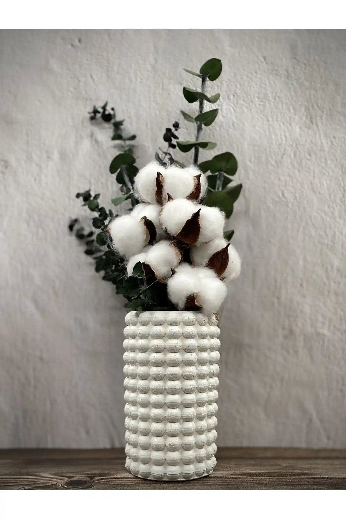 Ceres Art Design İskandinav Tarzı Uzun Bubble Vazo: Modern ve Minimal Dekorasyon Örneği