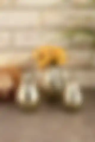 ANGDESİGN Lale Seramik Biblo 3'lü Set ile Modern ve Şık Dekorasyon