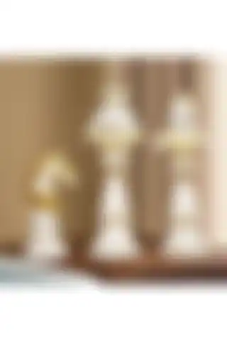 Ard.Art 15.5 cm Şah Vezir At Kral Kraliçe Satranç Biblosu ile Şıklığı Keşfedin