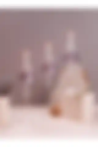 GlassicOlimpos Lila Cam Kandil Seti ile Şıklığı Yakalayın ve Evinize Değer Katın