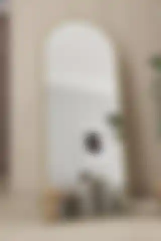 Marsah Home Altın Çerçeveli Oval Ayaklı Boy Aynası: Modern ve Şık Tasarım