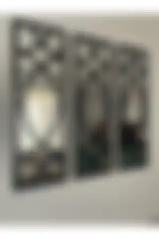 ONCA HEDİYELİK Dekoratif Geometrik Desenli Ayna ile Modern Bir Dokunuş Yapın