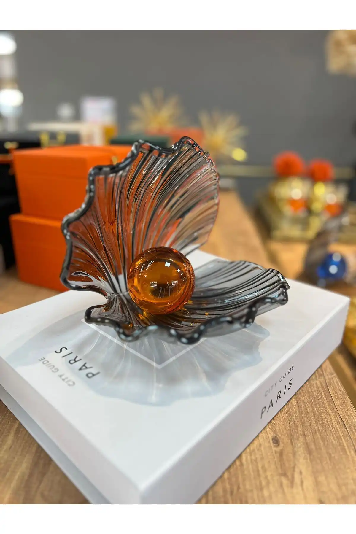 PONCİKPAZAR Tekli Midye Dekor ile Modern ve Minimalist Bir Mekan Oluşturun