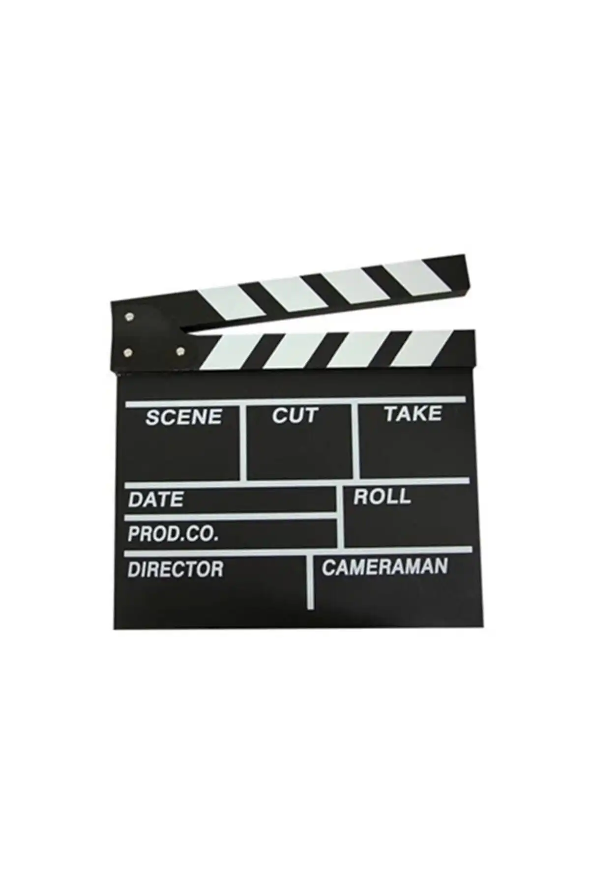 Dekoratif Retro Tasarım Yazı Yazılabilir Klasik Sinema Klaketi ile Evinize Nostalji Katın
