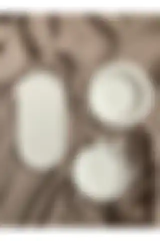 Aksenbirstore Dekoratif Tabak 3’lü Oval & Baloncuk Set: Estetik ve Fonksiyonel