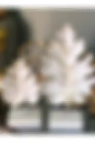 GOGKA’nın Estetik Çınar Ağacı Yaprak Beyaz Sehpaları ile Evinizi Zenginleştirin