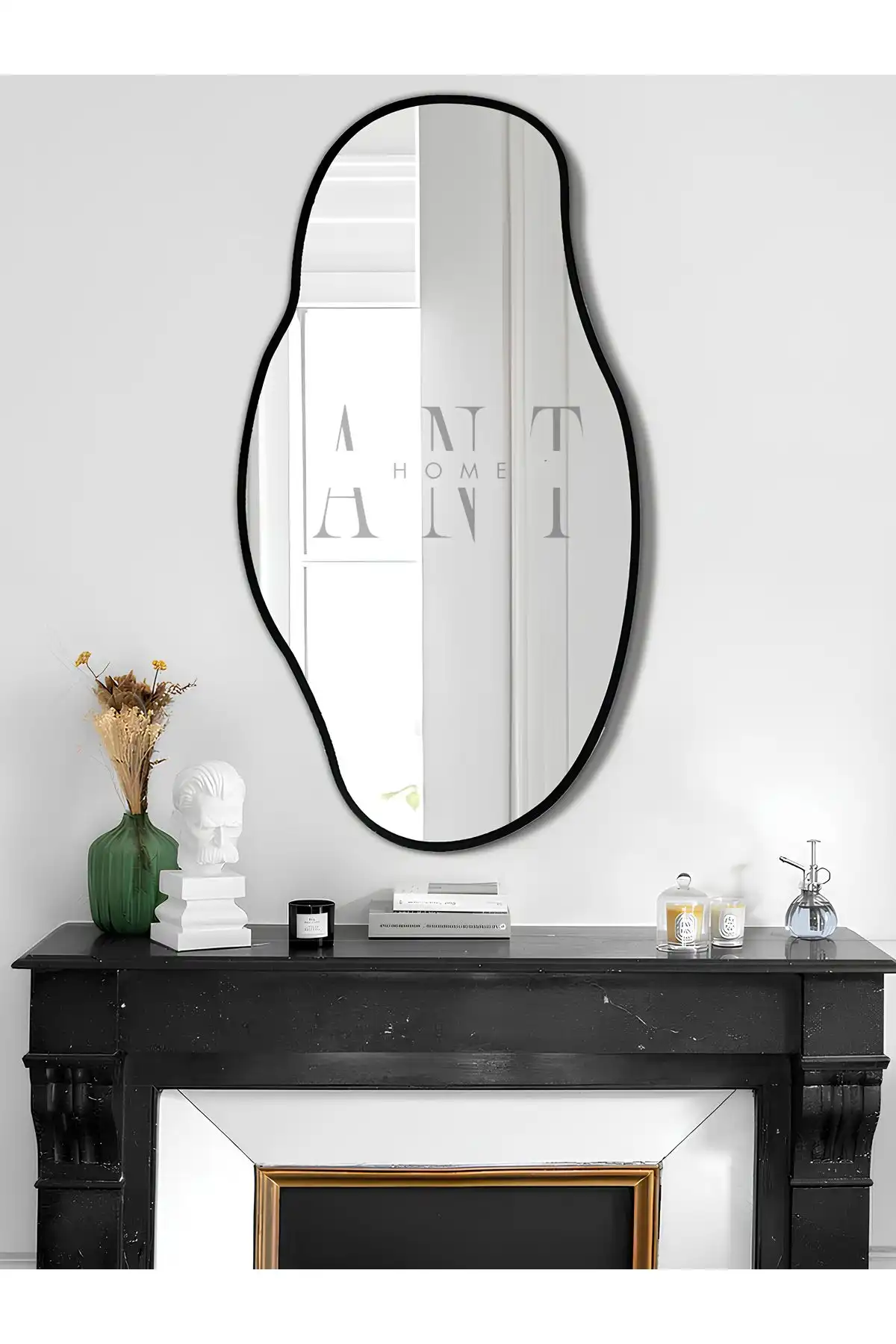 Ant Home Asimetrik Konsol Aynası ile Modern Ev Dekorasyonu İçin Şıklık Sağlayın
