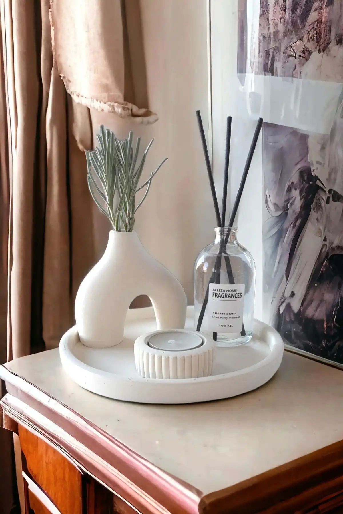 ALLEZA HOME Dekoratif Minyatür Nordik Vazo ile Eviniz İçin Şık Bir Alternatif