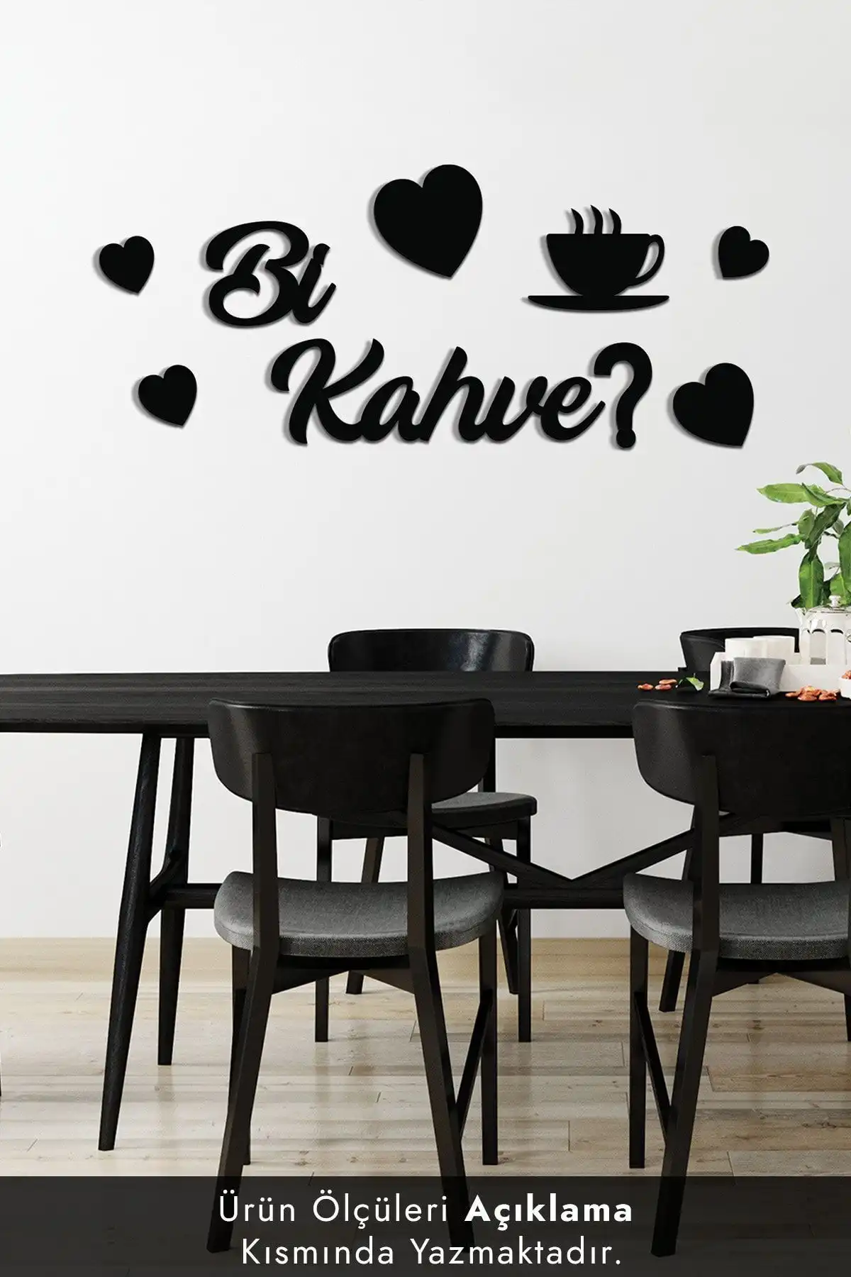 Evimemoda Bi Kahve Tablo: Modern İç Mekanlar için Şık Bir Duvar Dekoru