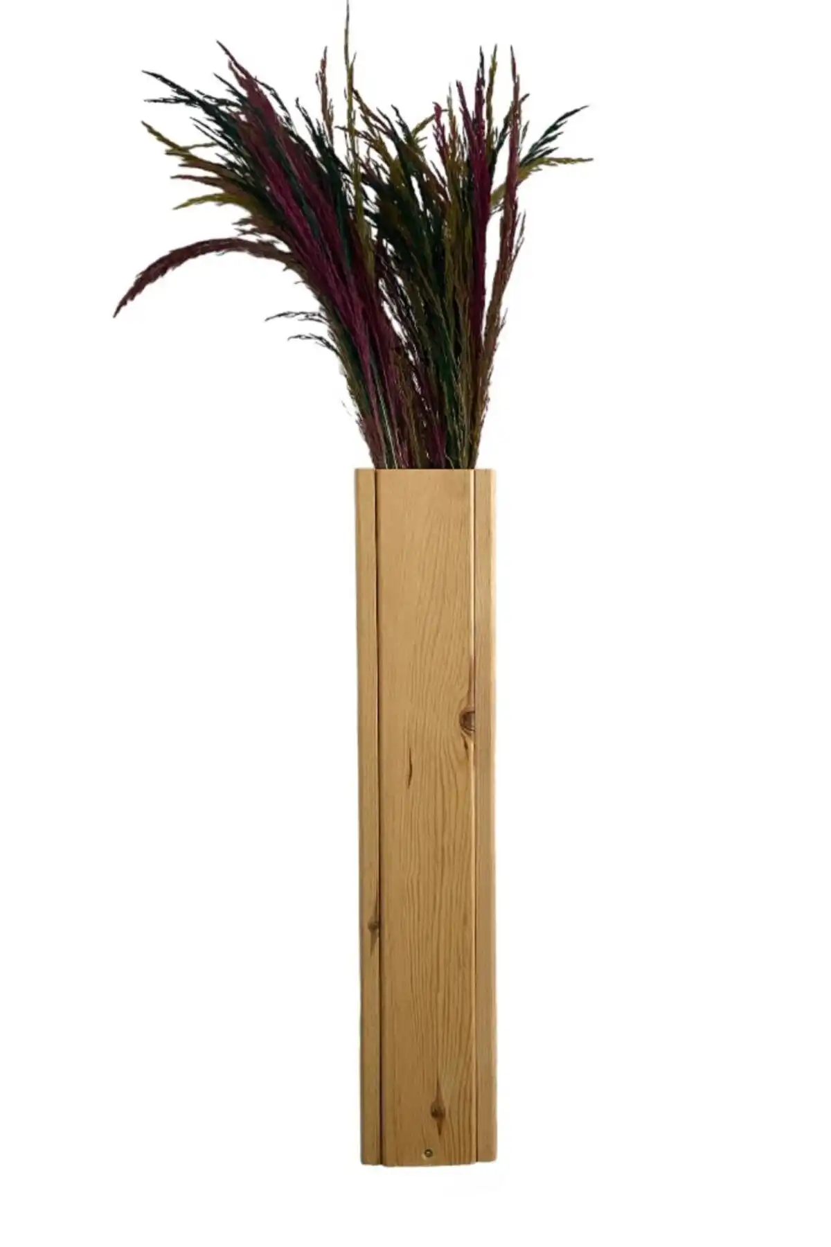 Wooden Çalık Ahşap Vazo: Doğal ve El İşçiliği ile Hazırlanmış Şık Dekorasyon Alternatifi