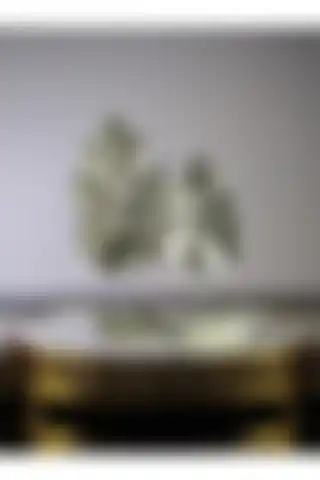 Vip Sanat Çınar Yaprak 2'li Dekoratif Masa Süsü ile Estetik İç Mekan Tasarımı