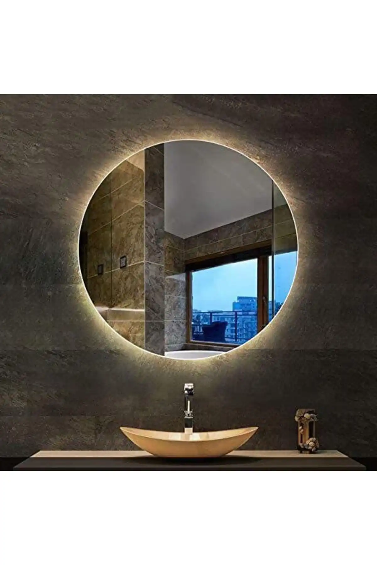 Narkissos Dizayn 80 Cm LED Işıklı Yuvarlak Banyo Aynası Hakkında Her Şey