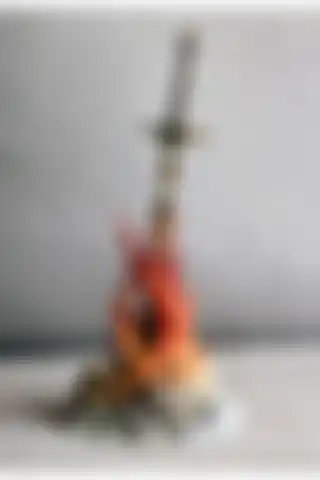 TuransoyCraft Dark Souls Şenlik Ateşi Kılıçlı Şık Masaüstü Dekoratif Obje